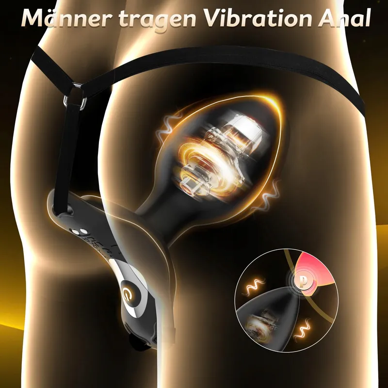 ANALPLUGS Set 3 Anale Vibrators Afstandsbediening Voor Paren — foto 5