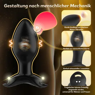 ANALPLUGS Set 3 Anale Vibrators Afstandsbediening Voor Paren — miniatuur 4