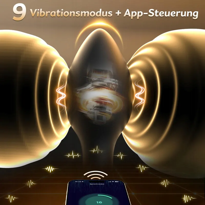 ANALPLUGS Set 3 Anale Vibrators Afstandsbediening Voor Paren — foto 2