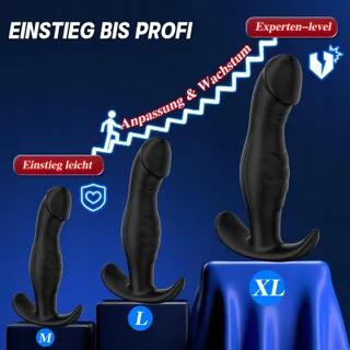 Anale Dildo Set 4 Buttplugs met Anale Douche Silicone Beginners — miniatuur 3