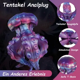 OKTOPUS Tentakel Dildo Silicone Fantasy Dildo Prostaatmassage Koppels — miniatuur 3