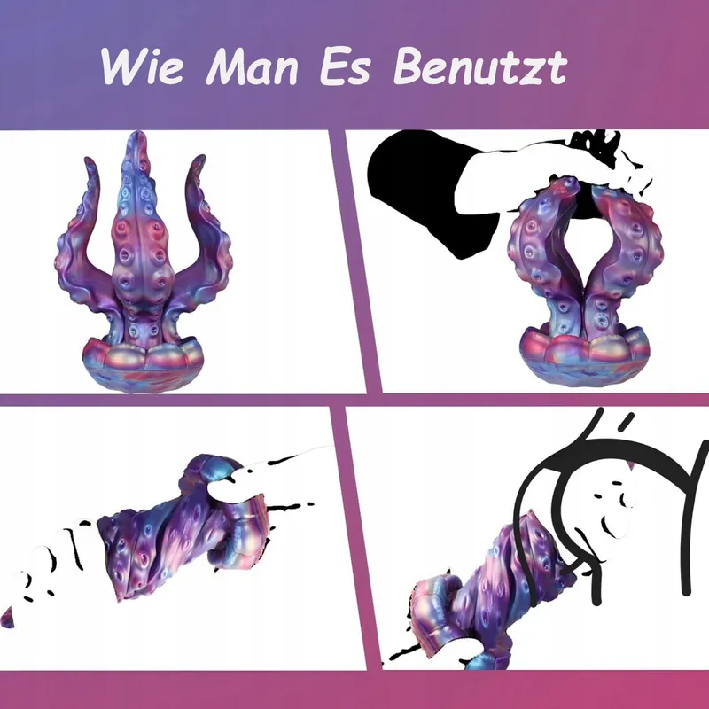 OKTOPUS Tentakel Dildo Silicone Fantasy Dildo Prostaatmassage Koppels — foto 5