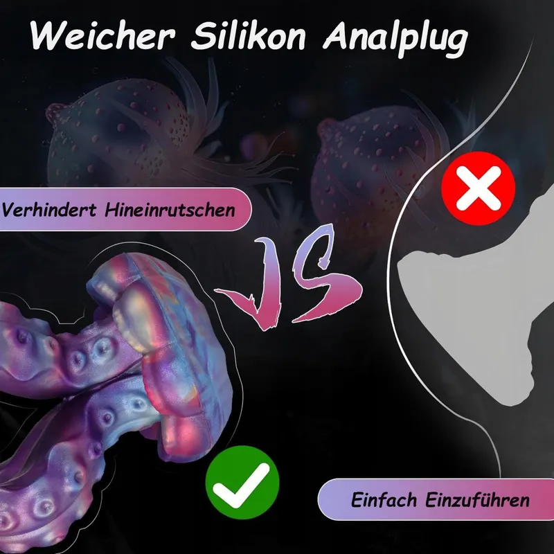 OKTOPUS Tentakel Dildo Silicone Fantasy Dildo Prostaatmassage Koppels — foto 4