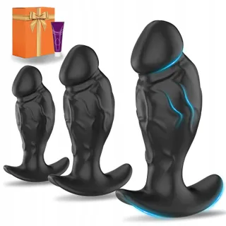 Realistische Siliconen Dildo Anaalplug Set 3-delig S/M/L