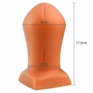 ROLUCK Gouden Grote Siliconen Anale Plug 17,5x9cm Set — miniatuur 2