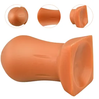 ROLUCK Gouden Grote Siliconen Anale Plug 17,5x9cm Set — miniatuur 3