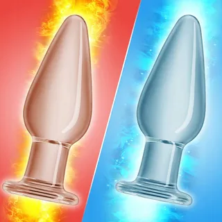 ROLUCK Glazen Anale Plug Kristal Dildo G-punt Stimulatie — miniatuur 7