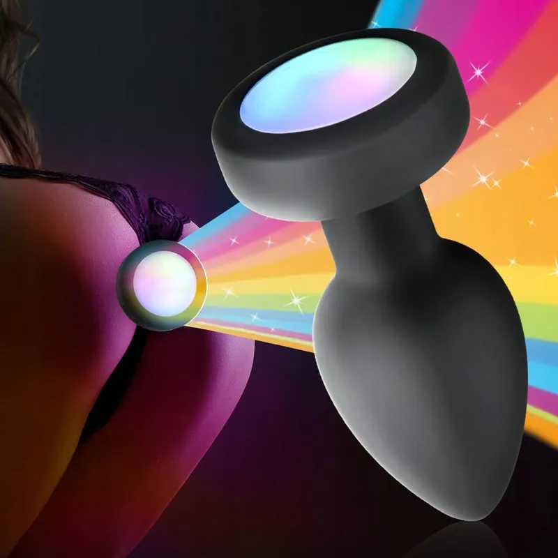 LUMINOUS Vibrerende Anaalplug Gloeiende Basis Afstandsbediening — foto 5