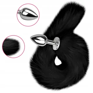 SXOVO Metalen Buttplug Vossenstaart BDSM Fetisj Cosplay — miniatuur 2