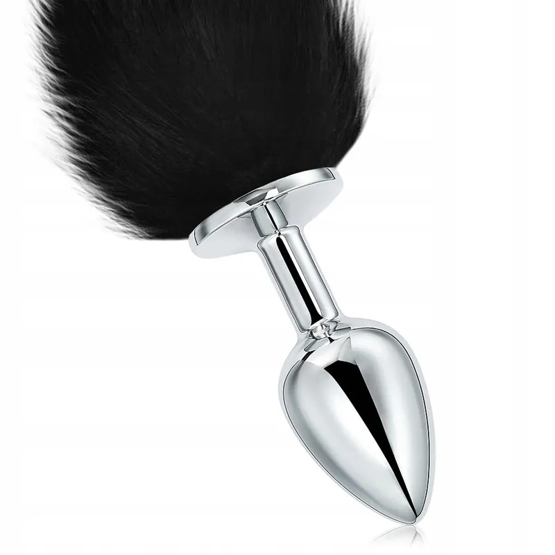 SXOVO Metalen Buttplug Vossenstaart BDSM Fetisj Cosplay — foto 5