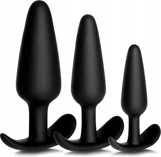 DREI STÜCK Siliconen Anale Plug Set voor Vrouwen en Mannen