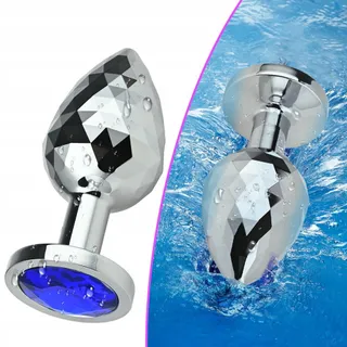 SXOVO Metalen Anaalplug met Diamant Prostaatmassage M — miniatuur 6