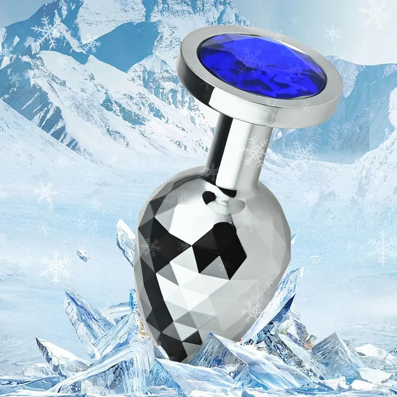 SXOVO Metalen Anaalplug met Diamant Prostaatmassage M — foto 7