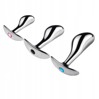 YOUXCLIAN Metalen Analpluggenset Kristal S M L — miniatuur 3