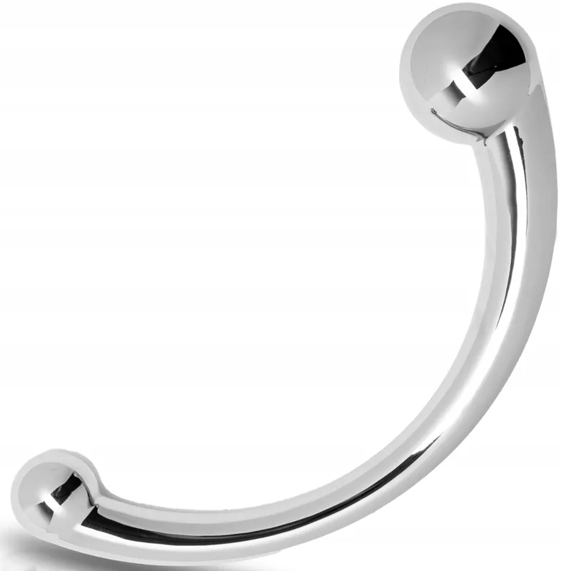 Metallic Anale Prostaat Plug Mannen Vrouwen 16cm 355g Zilver — foto 4