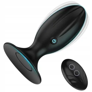 TOKHUB Anale Vibrator Siliconen Plug Zuignap