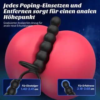 Extreme Anale Vibrator Koppels Dubbele Penetratie Penisring — miniatuur 3