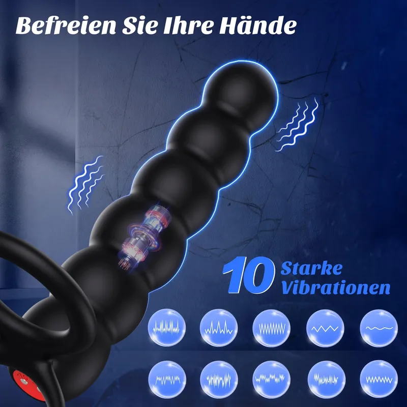 Extreme Anale Vibrator Koppels Dubbele Penetratie Penisring — foto 4