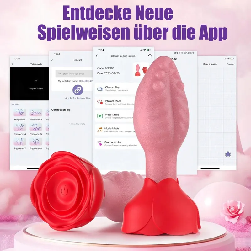 APP Anale Vibrator Vrouwen Mannen 9 Standen — foto 8