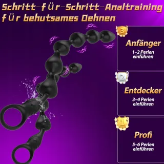 Siliconen Anale Vibrator 10 Modi 36cm BDSM Voor Mannen Vrouwen — miniatuur 6