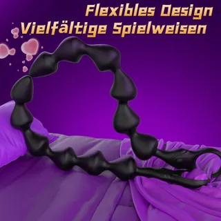 Siliconen Anale Vibrator 10 Modi 36cm BDSM Voor Mannen Vrouwen — miniatuur 5