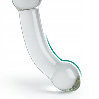 SXOVO Glazen Dubbele Dildo Realistisch Analdildo G-punt Stimulatie — miniatuur 6