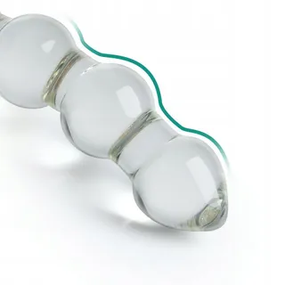 SXOVO Glazen Dubbele Dildo Realistisch Analdildo G-punt Stimulatie — miniatuur 7