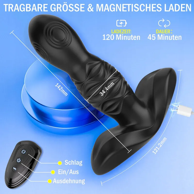 ANALVIBRATOREN Prostaatstimulator 8 Standen — foto 6