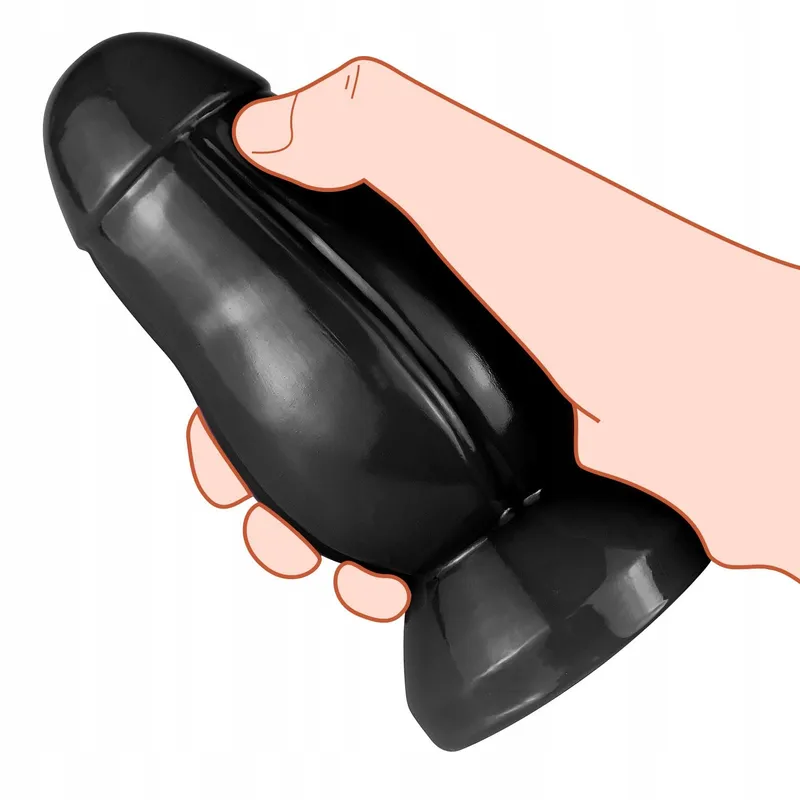 ROLUCK Anale Plug Dildo Prostaatmassager Zwart — foto 4