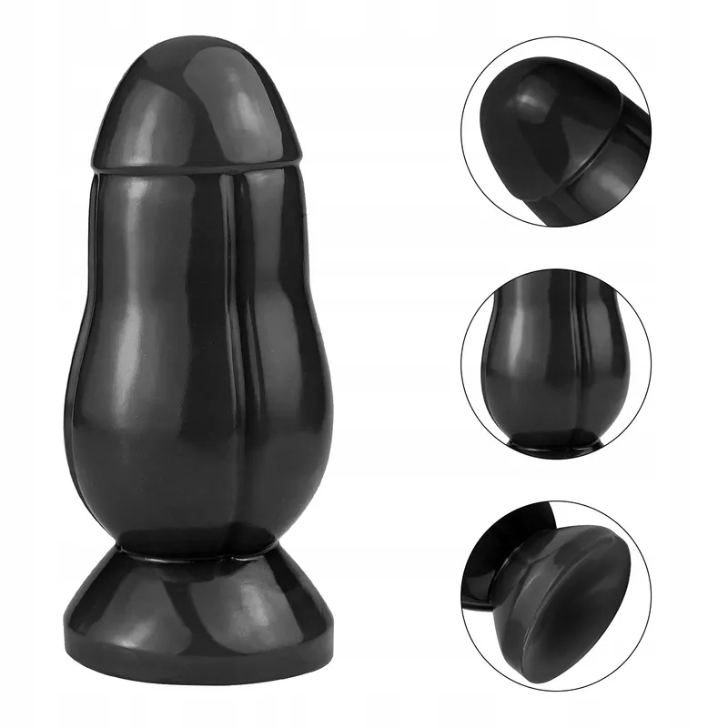 ROLUCK Anale Plug Dildo Prostaatmassager Zwart — foto 3