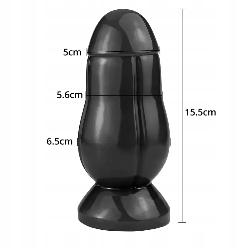 ROLUCK Anale Plug Dildo Prostaatmassager Zwart — foto 2