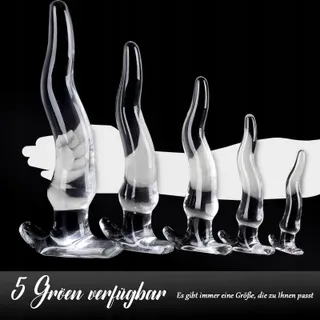 ANALPLUG Transparante Siliconen Plug XXL Koppels en Singles — miniatuur 5