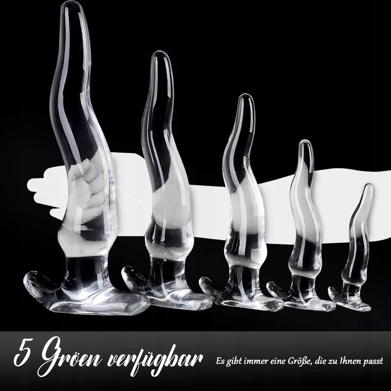 ANALPLUG Transparante Siliconen Plug XXL Koppels en Singles — foto 5