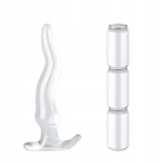 ANALPLUG Transparante Siliconen Plug XXL Koppels en Singles — miniatuur 1