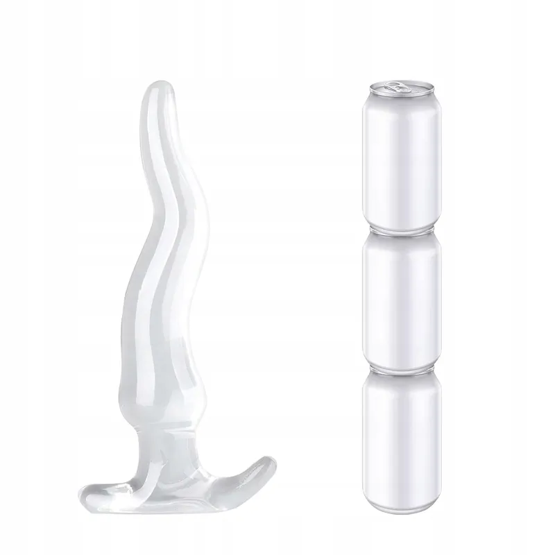 ANALPLUG Transparante Siliconen Plug XXL Koppels en Singles — foto 1