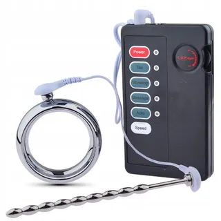 CHICLSQ Elektrostimulatie Penisring met Afstandsbediening — miniatuur 1