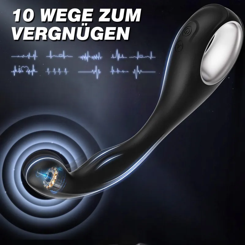 Prostaatstimulatie Mannen Anale Vibrators 10 Standen Paren — foto 3