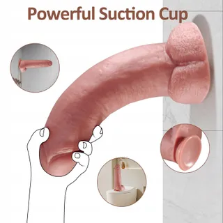 SHKANLA Grote Realistische Dildo 31,5cm Siliconen Zuignap — miniatuur 7