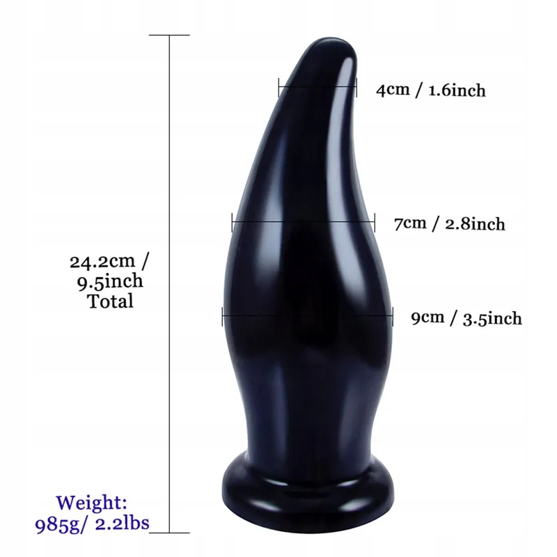 YOUXCLIAN Grote Buttplug XXL met Zuignap — foto 3