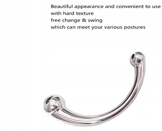 Doppelkopf Metalen Anale Dildo G-Punt Stimulator — miniatuur 4