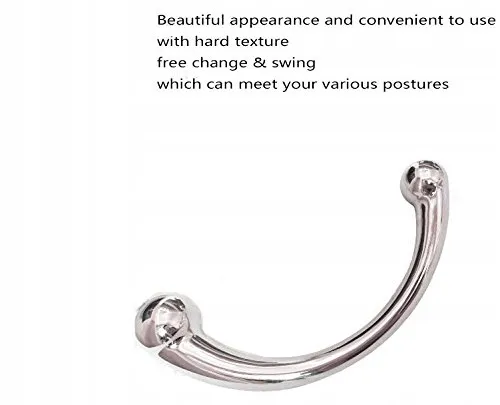 Doppelkopf Metalen Anale Dildo G-Punt Stimulator — foto 4