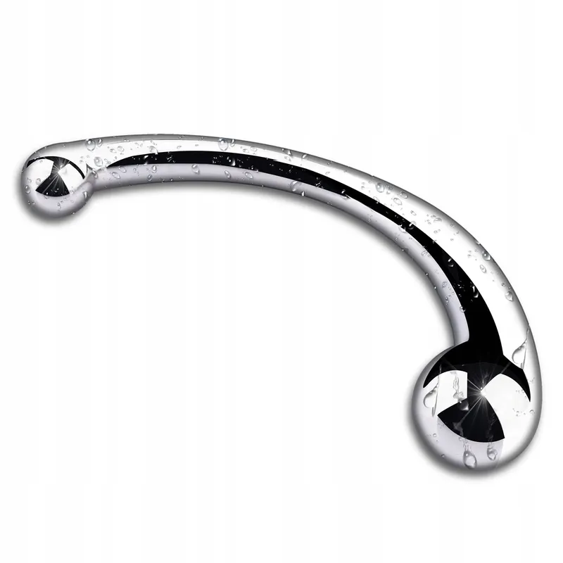 Doppelkopf Metalen Anale Dildo G-Punt Stimulator — foto 1