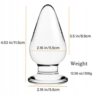 LEEWEDENG Glazen Anale Plug 115cm Prostaatmassage Vrouwen Mannen — miniatuur 6