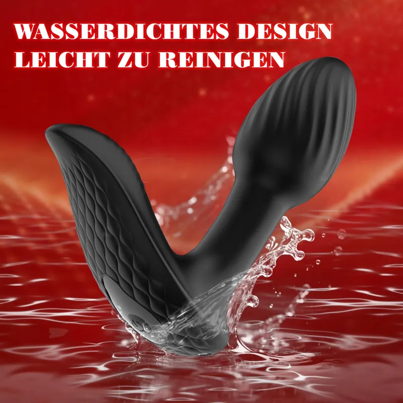 YCSLUST Anale Vibrator Mannen 9 Vibratie Rotatie Standen Afstandsbediening — foto 7