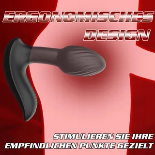 YCSLUST Anale Vibrator Mannen 9 Vibratie Rotatie Standen Afstandsbediening — miniatuur 5