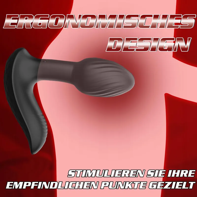 YCSLUST Anale Vibrator Mannen 9 Vibratie Rotatie Standen Afstandsbediening — foto 5