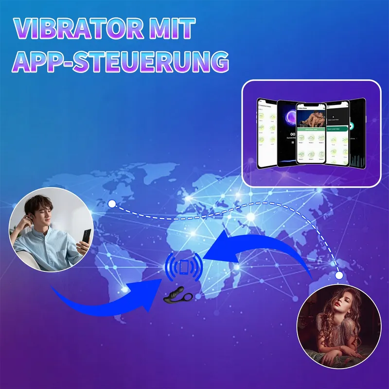 YCSLUST Vibrerende Analplug 9 Telescopische Standen Paren — foto 5