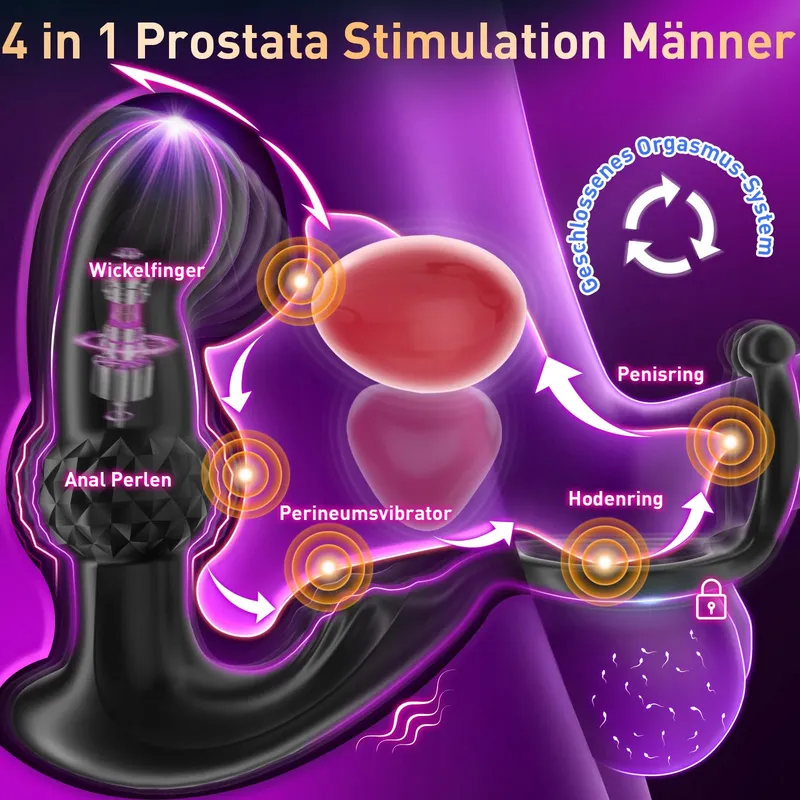 Upgraded AI-Sync Anale Vibrator Mannen Prostaat — foto 2