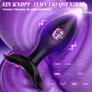 Siliconen Set 4 Anale Vibrators App Mannen Vrouwen — miniatuur 2