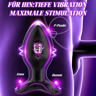 Siliconen Set 4 Anale Vibrators App Mannen Vrouwen — miniatuur 3
